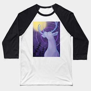 Night deer Baseball T-Shirt